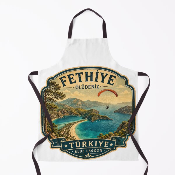 Item preview, Oludeniz Blue Lagoon Vintage Travel Badge | Fethiye Turkey Sticker designed and sold by DreamPaw Studio.