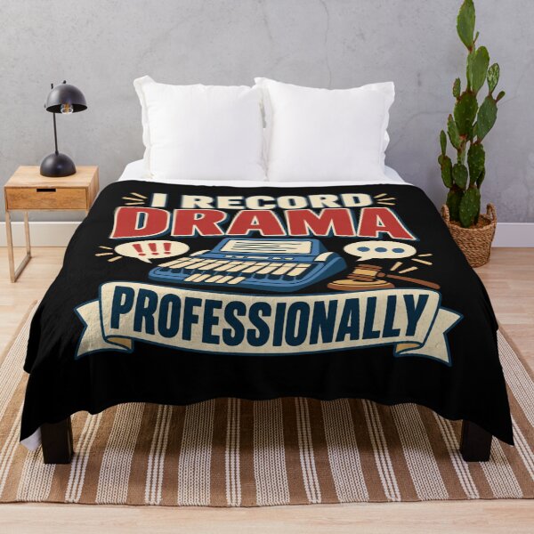Item preview, I Record Drama Professionally Funny Court Reporter Gift designed and sold by DreamLayerStudio.
