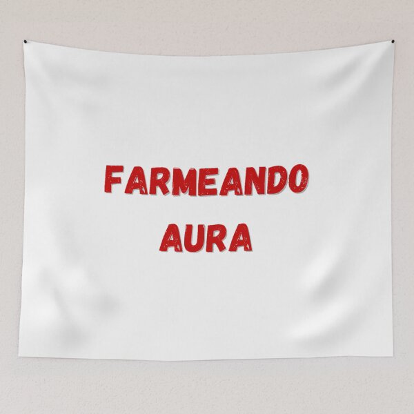 Item preview, Farming Aura Meme Typography designed and sold by JulSaMar03.