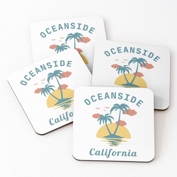 Item preview, Oceanside California Sunset With Palm Trees designed and sold by MySimpleFlow.