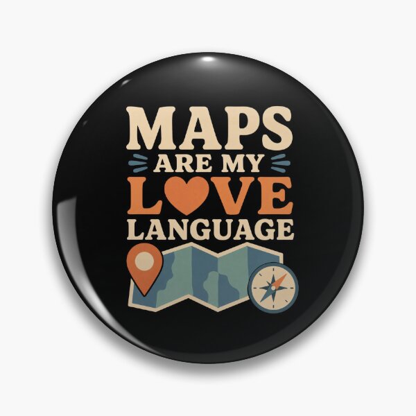 Item preview, Maps Are My Love Language Funny Cartographer Cartography Gift designed and sold by DreamLayerStudio.