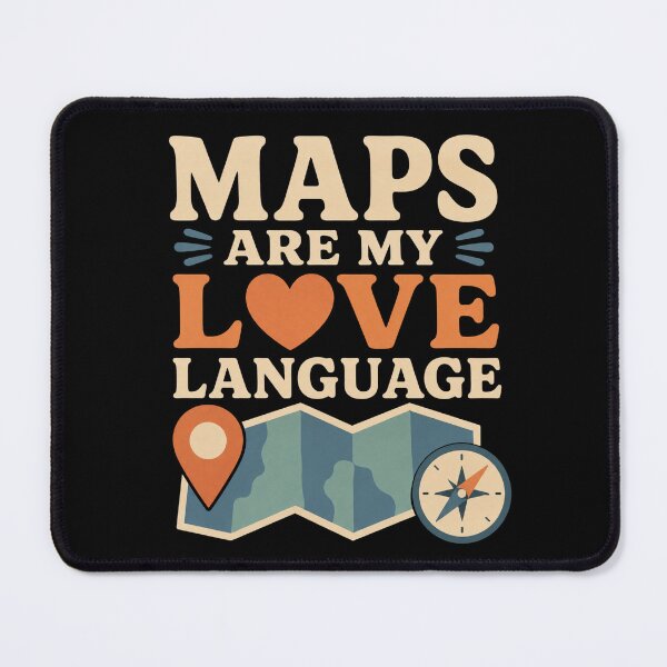 Item preview, Maps Are My Love Language Funny Cartographer Cartography Gift designed and sold by DreamLayerStudio.
