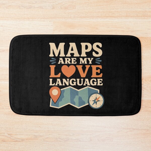 Item preview, Maps Are My Love Language Funny Cartographer Cartography Gift designed and sold by DreamLayerStudio.