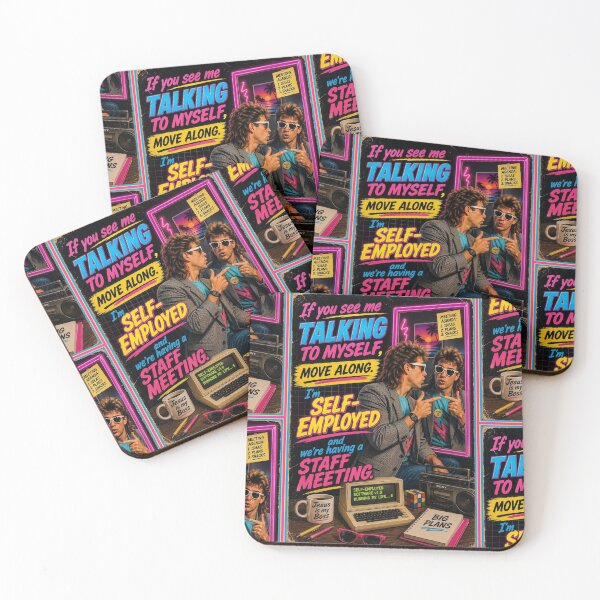 Item preview, Retro Humor: Self-Employed Staff Meeting designed and sold by Tracie J.