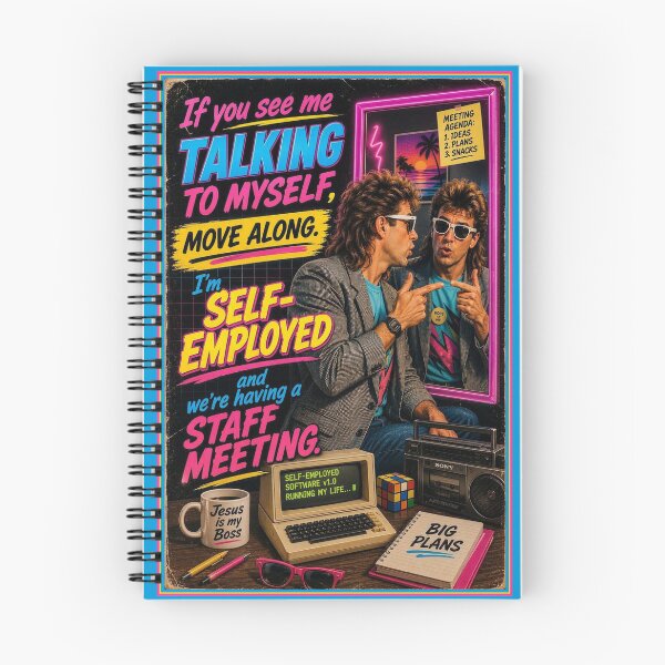 Item preview, Retro Humor: Self-Employed Staff Meeting designed and sold by Tracie J.