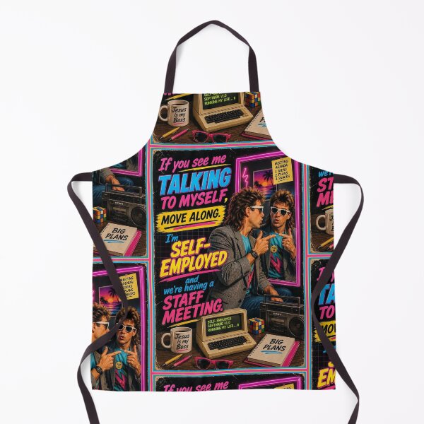 Item preview, Retro Humor: Self-Employed Staff Meeting designed and sold by Tracie J.