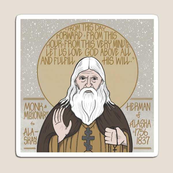 Item preview, Herman of Alaska (1756-1837), Monk & Missionary to Alaska designed and sold by LansingCreative.