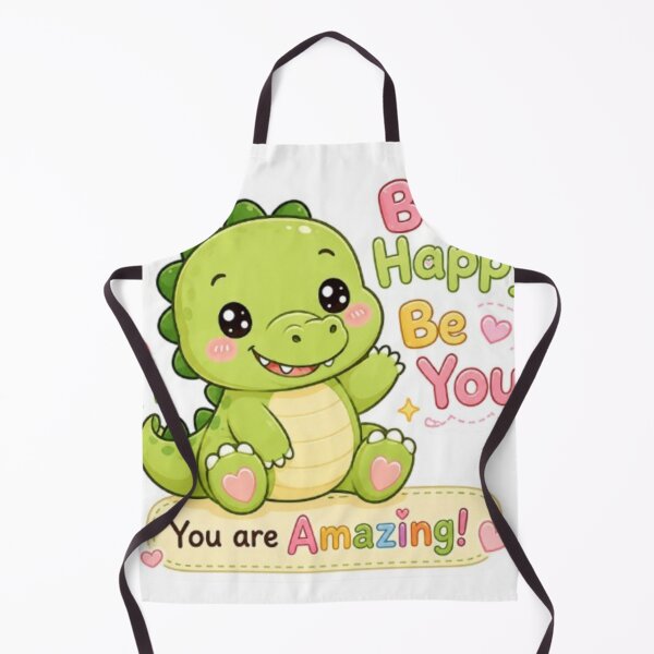 Item preview, Cute Kawaii Crocodile Sticker | Be Happy Be You | Adorable Pastel Animal Sticker designed and sold by Vegasstickers.