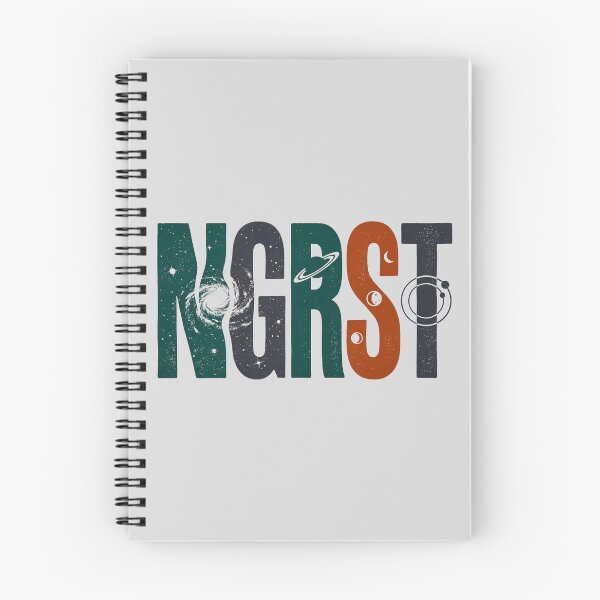 Item preview, NGRST Space Telescope Astronomy Typography Linocut Art designed and sold by KiwiRider.