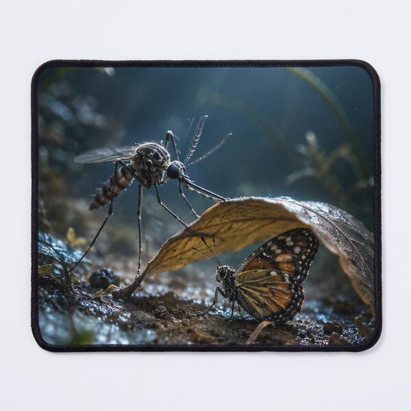 Item preview, Mosquito and Butterfly Under Moonlight designed and sold by Bhaskar Digital Art.