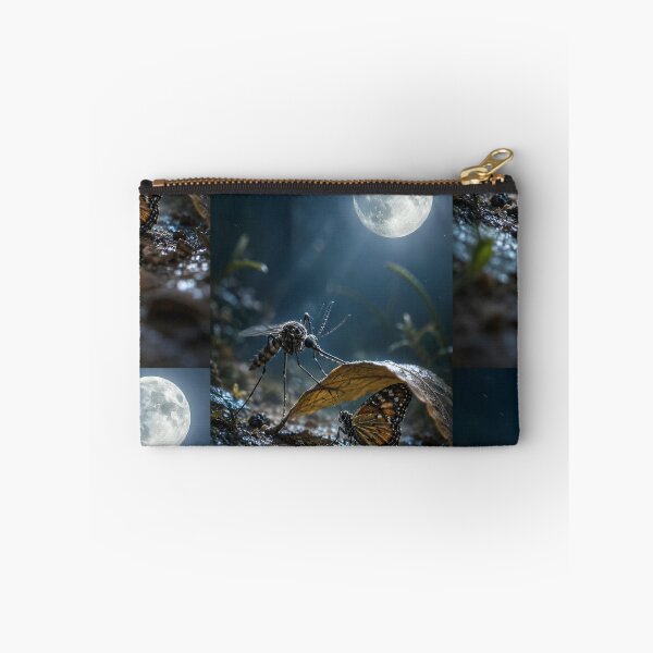 Item preview, Mosquito and Butterfly Under Moonlight designed and sold by Bhaskar Digital Art.