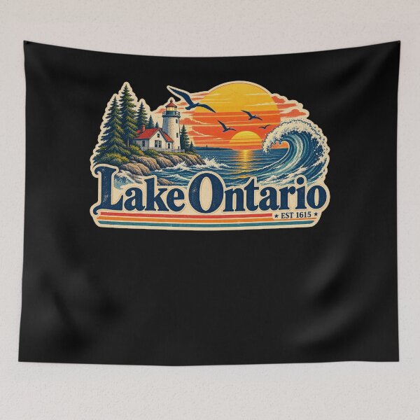 Item preview, lake-ontario-canada designed and sold by Starry Night Creative Art.