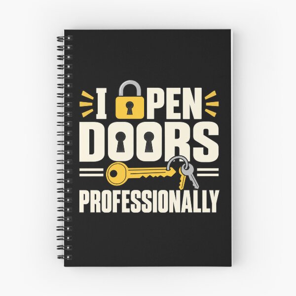 Item preview, I Open Doors Professionally Funny Locksmith Gift designed and sold by DreamLayerStudio.
