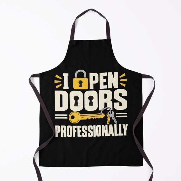 Item preview, I Open Doors Professionally Funny Locksmith Gift designed and sold by DreamLayerStudio.