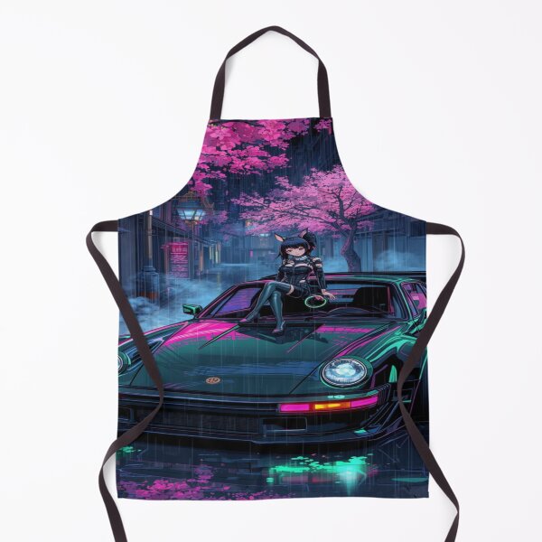 Item preview, Cyberpunk Retro Widebody - Neo Kyoto Sakura Night designed and sold by JMAVILA ART.