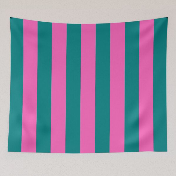 Item preview, Cabana stripe pattern in pink and green color designed and sold by RishabhArts1.