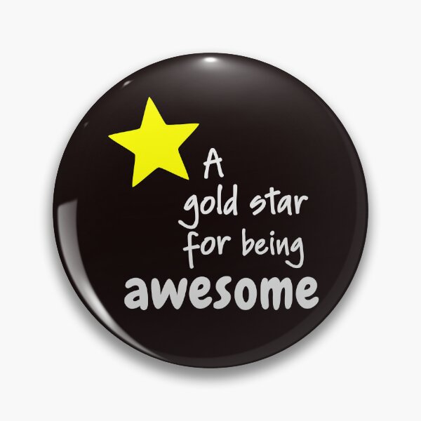 Item preview, A Gold Star For Being Awesome designed and sold by glowdesigns.