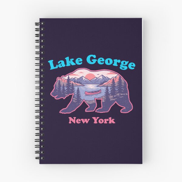 Item preview, Retro Lake George New York Bear Silhouette  designed and sold by Milasneeze.