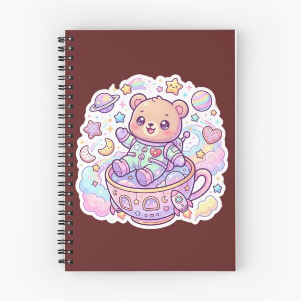 Item preview, Kawaii Bear Space Tea Adventure designed and sold by Tinydoodlenest .