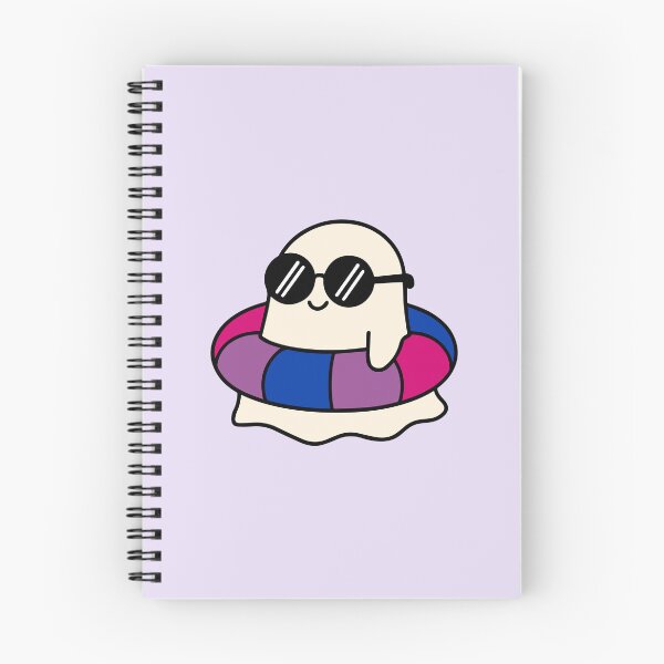 Item preview, Subtle Bisexual Pride Pool Float Summerween Kawaii Ghost designed and sold by Cannaxes Studio.