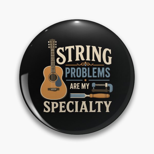 Item preview, String Problems Are My Specialty Funny Luthier Gift designed and sold by DreamLayerStudio.