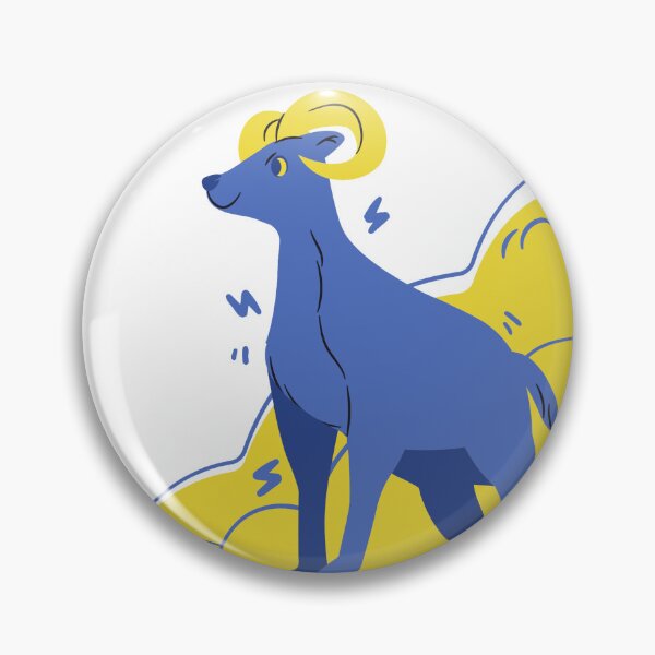 Item preview, Blue Ram Golden Mountain Art designed and sold by STOXT.