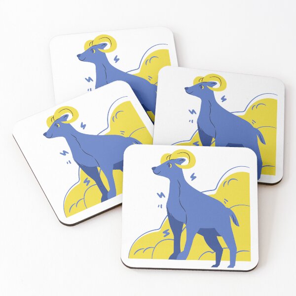 Item preview, Blue Ram Golden Mountain Art designed and sold by STOXT.