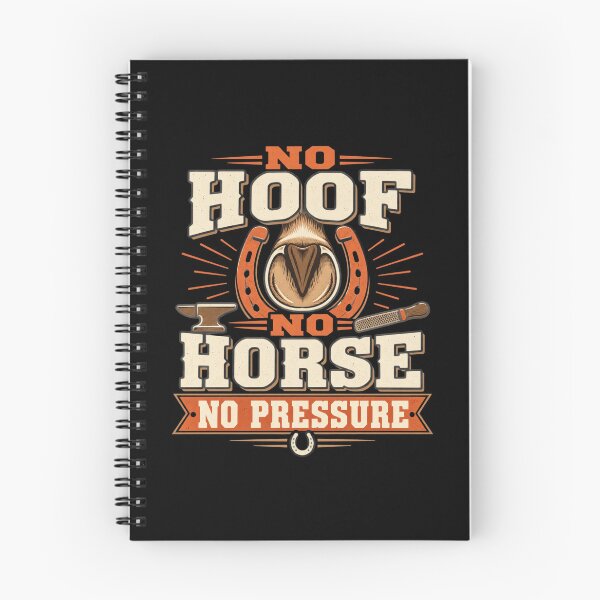 Item preview, No Hoof No Horse No Pressure Funny Farrier Gift designed and sold by DreamLayerStudio.