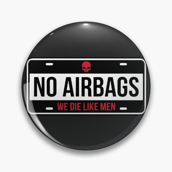 Item preview, No Airbags Funny Vintage JDM Decal designed and sold by carvect-id.