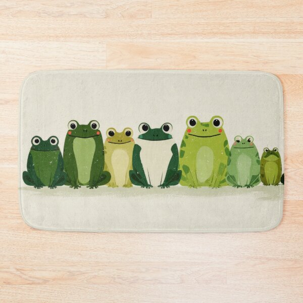 Item preview, Frogs gathered on a light background designed and sold by anytka.
