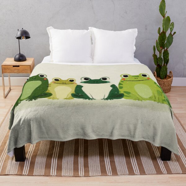 Item preview, Frogs gathered on a light background designed and sold by anytka.