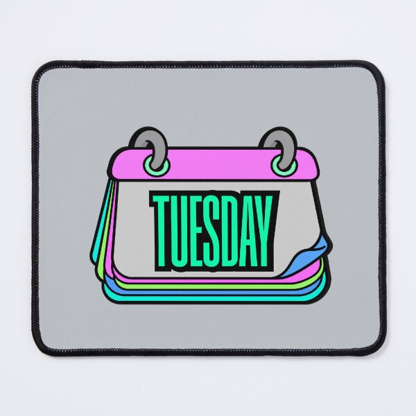 Item preview, Tuesday Calendar Page – Colorful Cartoon Graphic T-Shirt designed and sold by Aimetoi.