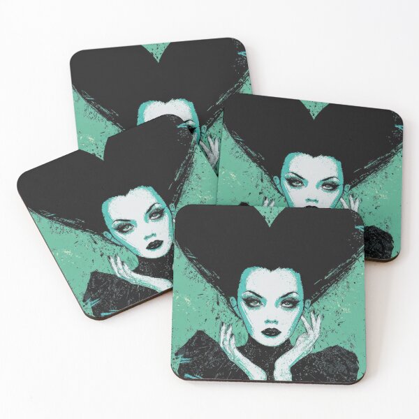 Item preview, Woman with heart shaped hair design designed and sold by anytka.