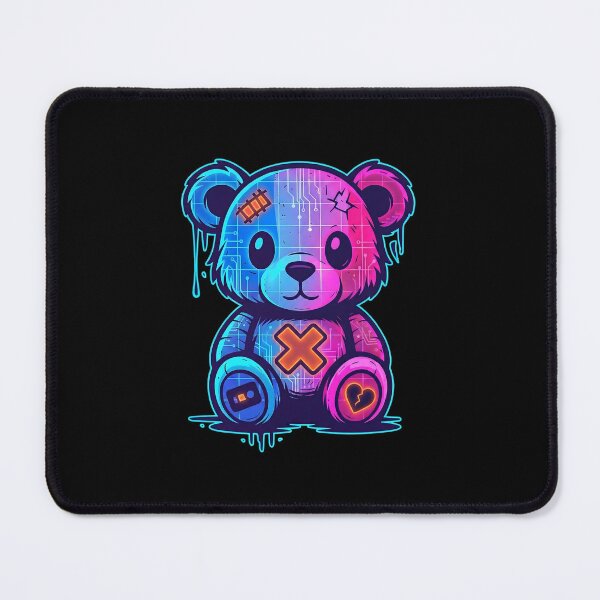 Item preview, Glitch Circuit Teddy Bear designed and sold by MarCinu Art.