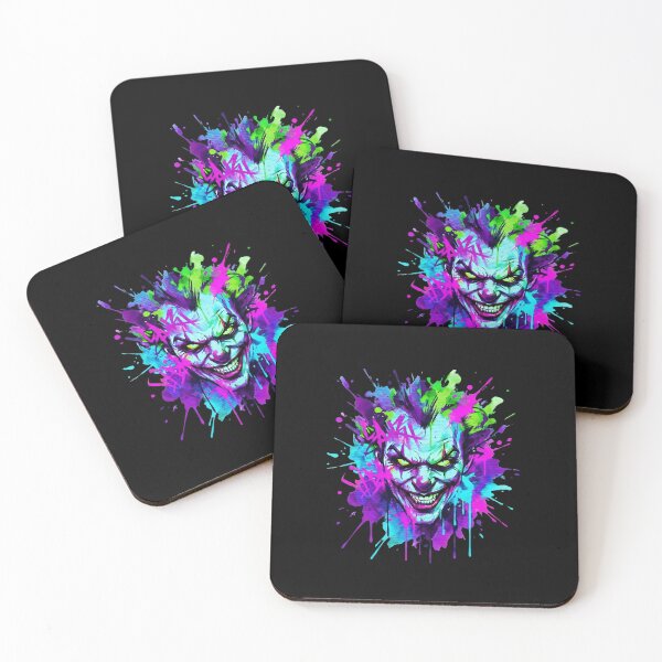 Item preview, Neon Splatter Chaos Jester designed and sold by MarCinu Art.
