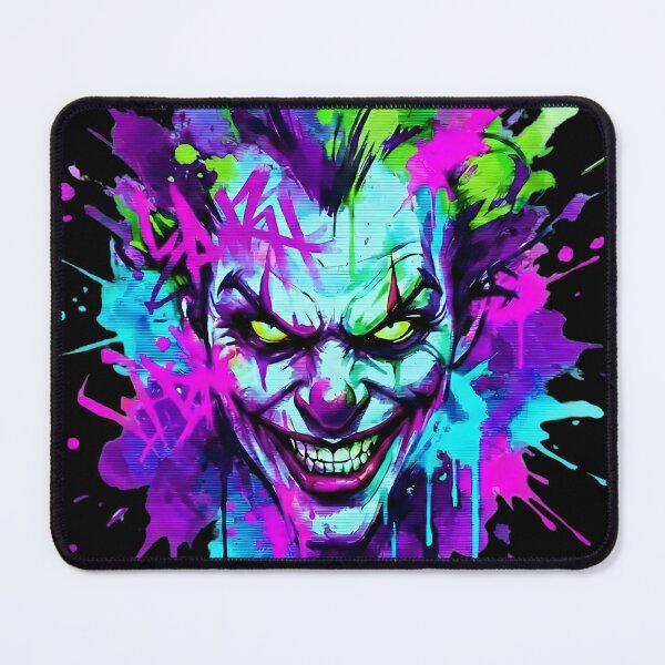 Item preview, Neon Splatter Chaos Jester designed and sold by MarCinu Art.