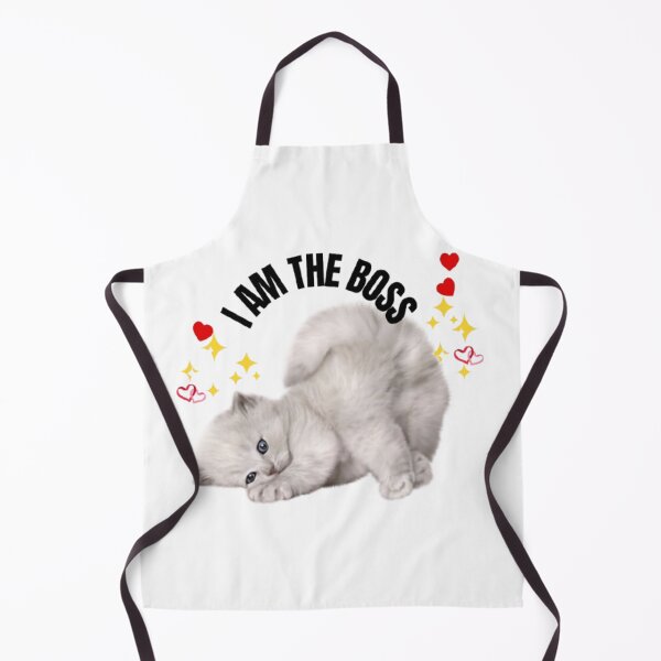 Item preview, I Am The Boss - Cute Kitten Attitude Quote designed and sold by SMinimalist613.