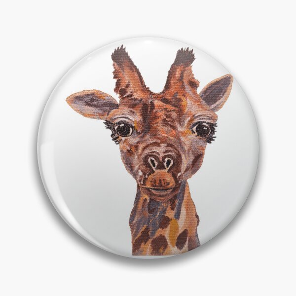 Artikelvorschau, Niedliche Giraffe – Originalkunstwerk in Acryl entworfen und verkauft von Chris Zahorcik Art.