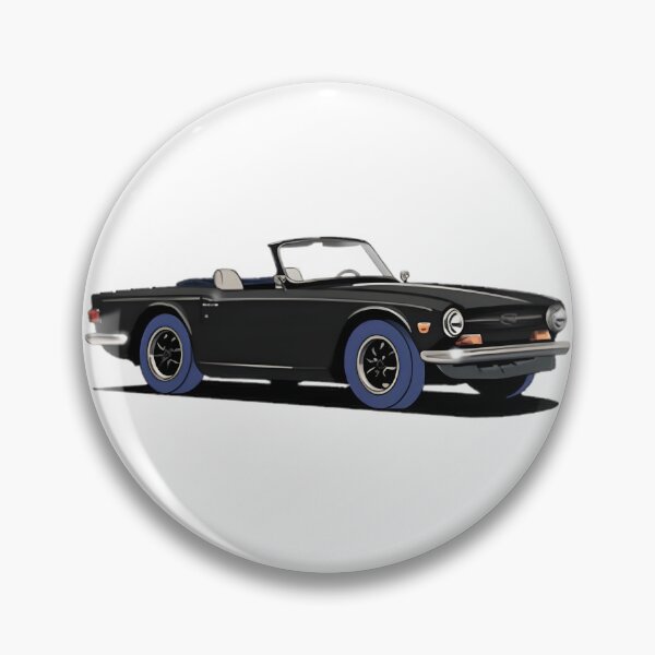 Item preview, Classic Tr Sports Car Silhouette - Vintage Automotive Art | Best Buy designed and sold by slitach.