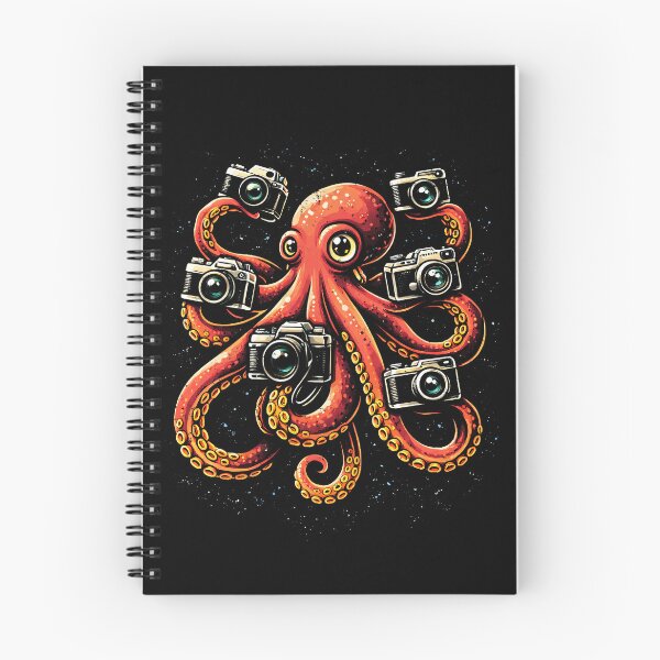 Item preview, Octopus with Cameras Graphic Design designed and sold by rafaeltto.