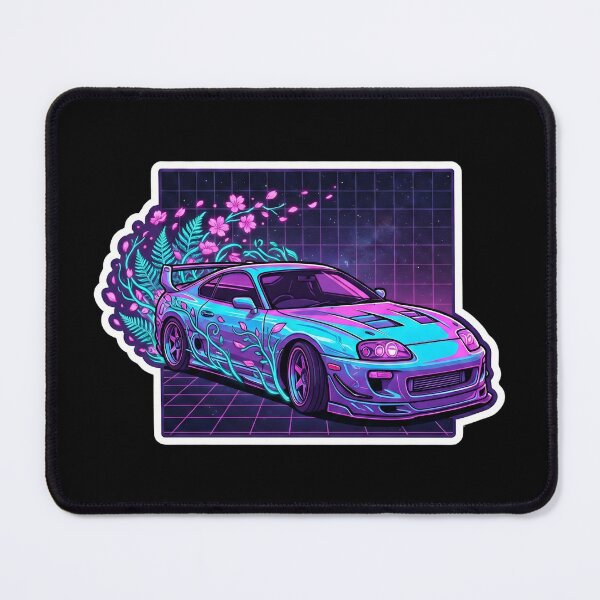 Item preview, Synthwave Sakura Drift Car designed and sold by MarCinu Art.