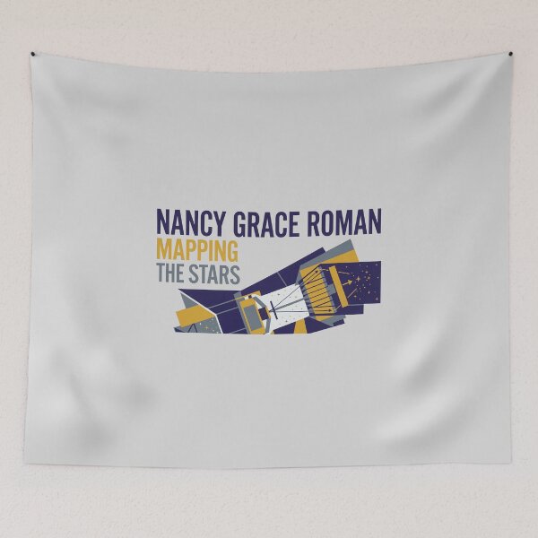 Item preview, Nancy Grace Roman Space Telescope Mapping The Stars Astronomy Art designed and sold by KiwiRider.