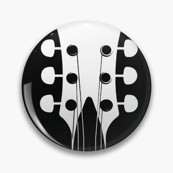 Item preview, Guitar headstock on black designed and sold by anytka.