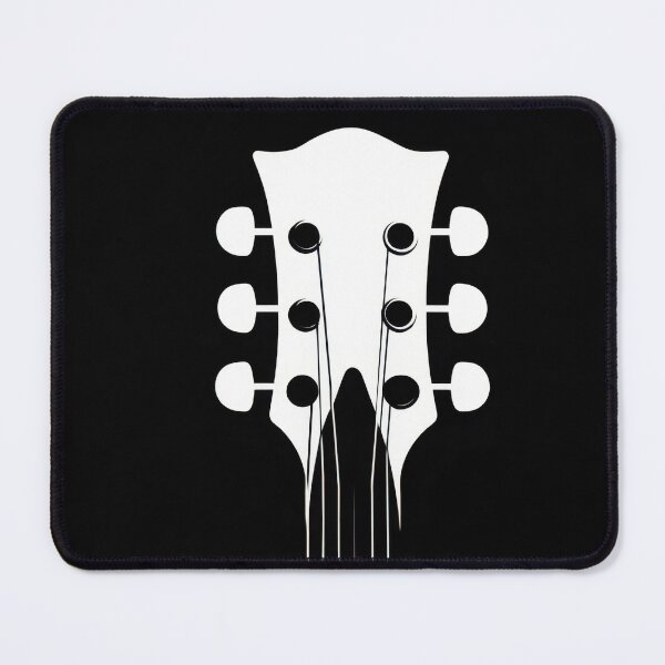 Item preview, Guitar headstock on black designed and sold by anytka.