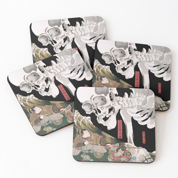 Item preview, Takiyasha the Witch and the Skeleton Spectre, Utagawa Kuniyoshi, 1844 (White) designed and sold by Exhumed Archives.