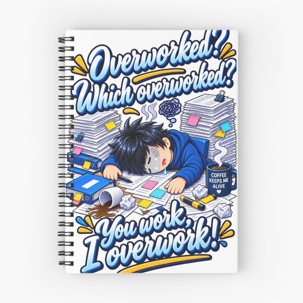 Item preview, Overworked? Which Overworked? Funny Office Worker Humor designed and sold by Suzaku Studio.