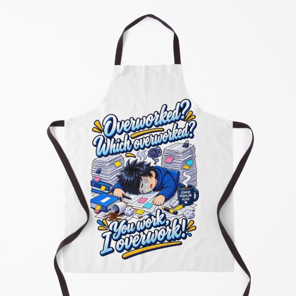 Item preview, Overworked? Which Overworked? Funny Office Worker Humor designed and sold by Suzaku Studio.