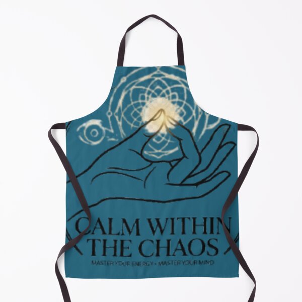 Item preview, Calm Within The Chaos - Gyan Mudra Sacred Geometry Line Art designed and sold by Chirayu1111.