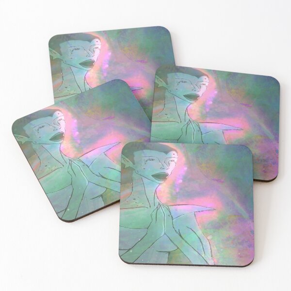 Item preview, "Praying Woman in Space" designed and sold by Spaceart9.