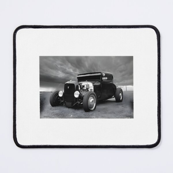 Item preview, Vintage 1930S American Hot Rod Coupe Black And White Art - Classic Retro Roadster | ⭐⭐⭐⭐⭐ designed and sold by slitach.